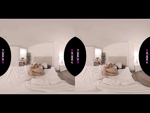 ❤️ PORNBCN VR दोन तरुण लेस्बियन 4K 180 3D व्हर्च्युअल रिअॅलिटीमध्ये खडबडीत जागे झाले जिनिव्हा बेलुची कॅटरिना मोरेनो ❤️❌  लिंग